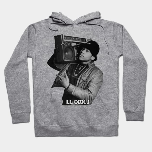 L.L. Cool J Inspired Retro Hoodie by ArtImpressionFinds